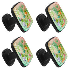 piante grasse (2) 4 PCS Pomelli per Porta, Pomolo per Mobile, Pomelli per Mobili con Viti, Maniglia per Armadietto, Pomelli per Porta, Pomelli per Cassetti per Porta, Armadio, Cassetto e Credenza