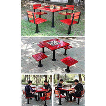 LXLH Panca da Giardino Set Tavolo e Sedia per Il Tempo Libero all'aperto, Tavolo e sedie per Il Tempo Libero in Legno massello per la Protezione Solare anticorrosiva, Tavolo e sedie per l'intratt