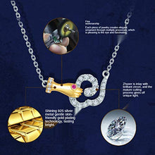 Collana In Argento Sterling, Collana Di Placcatura Semplice In Porcellana Placcata In Oro In Argento Sterling, Utilizzata Come Regalo Per La Festa Della Mamma, Feste, Compleanni E Anniversari