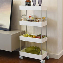 GAL Ragazza Moderno a Quattro Piani in plastica Bianca + Bagno in Alluminio casa Bagno Rack/mensola