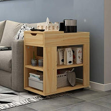 WALNUTA Tavolino tè con Side Angolo di 60 cm di Lunghezza, 30 cm di Larghezza Semplice Piccola Domestica Comodino, Mobile Sofa