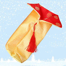 Amosfun Abito di Broccato Cinese Copertura Della Bottiglia di Vino Vestito Della Cina Cheongsam Sacchetti di Vino Sacchetti di Champagne per Il Matrimonio Festa di Festival di Primavera Cinese (D'oro)