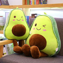 XKMY 30 CM Carino Avocado Giocattoli Farciti Bambola Kawaii Smiley Peluche Avocado Morbido Fumetto Frutta Cuscino per Bambini Ragazza Regali di Compleanno Cuscino