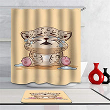 LIYAN Combinazione Bagno. Immagini Chiare E Colori Vivaci Rendono Il Tuo Bagno Pieno di Vita. Accessori da Bagno. Gatto Triste