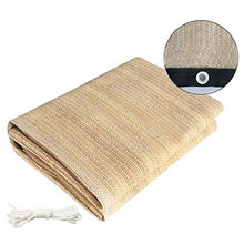 Telo Ombreggiante, Telo Parasole Sunblock 50% -70% Blocco UV - Rete a Rete Resistente ai Raggi UV con passacavi for Copertura vegetale, Serra, Patio, Prato o Cantiere (Beige) (Size : 0.9m x 1m)