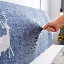 Copri Copertura Testiera Letto Nuovo Fodera Testata Letto Universale Copri Rivestimento Testiere Letto In Tessuto Elasticizzato All-Inclusive Lavabile Disponibile In Tutte Le Stagioni,Q-180X65CM