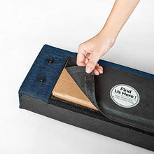 ZINUS Curtis 35 cm Telaio del letto a piattaforma imbottito | Base per materasso | Supporto per doghe in legno | Facile da montare | 140 x 190 cm | Blu Navy