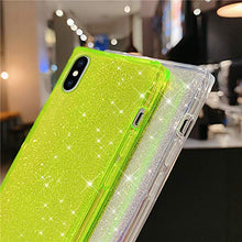 iKasus Custodia per iPhone XS Max, Crystal Clear Glitter Assorbimento Degli Urti Angoli Rinforzati Morbido TPU flessibile Guscio in Gel di Gomma Siliconica Custodia Case Cover,Viola