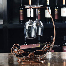 Elegante Semplicità Bottiglia Di Vino Europea Portabottiglie Retro Ferro Battuto Bronzo Desktop Bar Portico Ornamenti Moda Moderna Creativa Portabottiglie Di Vetro Regalo Rovesciato Bella Ed Elegante