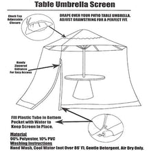 SUNY Ombrellone da Giardino con Zanzariera Regolabile in Altezza E Diametro, Tenda A Rete Portatile, Ombrellone Convertitore, Trasforma Il Tuo Ombrellone in Un Gazebo (300X230cm)