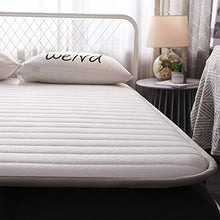 Tappetino Tatami, Materasso Pieghevole Futon Materasso per Dormitorio per Studenti Giapponese Spesso e Morbido,White,150 * 200cm/59 * 79inch