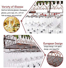 DJSMjbj Cremagliere del Vino Regolabile Altezza Montato A Soffitto Appeso Portabottiglie di Vino Metallo Ferro Wine Rack Rack Calici Calici Rack Ripiani Decke (Color : Brown, Size : L30*W25cm)