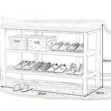 XWZH Cabinet Scarpe da Polvere Rack da Scarpe con panchina Top 80x30x50cm Scaffali Metallici per riordinare da 6 a 8 Paia di sedili Imbottiti di shuoi per sedersi 2 Persone (Color : Gray)