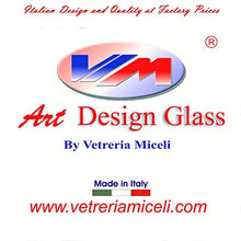 VM ART DESIGN GLASS BY VETRERIA MICELI Specchio Esagonale Retroilluminato a LED 7080 MOD. VMSPHX7080-DEC2-FP-SLED