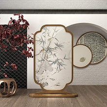 Room Screen Even Divisorio per Sala Schermo a Pannello, Schermo Unico Classico Classico Cinese, divisorio per Sala da Pranzo Indipendente Orientale in Legno massello Naturale