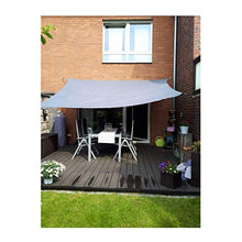 Tenda A Vela Rettangolare 2.5x3m , Tenda da Giardino Terrazza, Protezione Solare Impermeabile con Corda