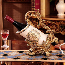 YaGFeng Decorazione Portabottiglie in Ceramica Fashion Wine Rack Ceramica della Decorazione della casa dell'ornamento Wine Rack Sticker Glaze Cracked Ceramic Wine Rack Portabottiglie da Tavolo