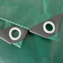 Panno Antipioggia in PVC Verde, Telo Spesso Resistente al Sole Tenda da Campeggio per Esterni Copertura per Piante da Giardino Impermeabile Angolo Avvolgente 390 G/M²(Size:4×5M)