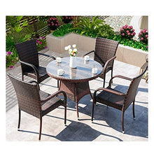HLZY Tavolo in Vimini in Rattan mobili in Patio e Set s Mobili da Giardino in Rattan mobili da Giardino Set Rattan Giardino mobili Set Divano Angolo tavolino da caffè Patio