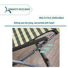 Soul Case Beach Yard Pool Recliner, Patio Recliner, Camping Chair, Folding Recliner Regolabile Chaise Lounge Chair all Weather for Outdoor Indoor, Struttura in Ferro battuto - Casa e Cucina