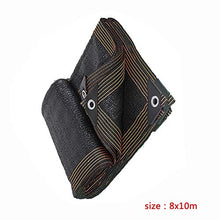 PENGDDP Tessuto Ombra Telo Coprente Rete ombreggiante Telo ombreggiante Rete Tessuta Ombreggiante Rete per schermi Privacy del Balcone (8x10m)-Nero 8x10m