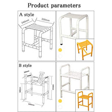 Household items Sgabello da Bagno Multifunzionale, Sedia per Commode per Anziani 2 in 1 Sedile di Sicurezza per Il Bagno, Poltroncina per la Doccia Antiscivolo Incinta/disabile/obesa, Portata 300kg