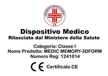 Dormiland - Materasso in Memory a 3 Strati 3DForm, Mis. cm. 120 x 190 Alto 26 cm in Aloe e Silver Sfoderabile e Lavabile - Dispositivo Medico Classe 1