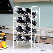 GAGP Portavini Wine Rack Bagagli Bar Basement Cantina Cucina Camera Etc Pranzo per Qualsiasi bancone o Cantina (Color : White, Size : 22x23x48cm)
