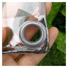 Telone Impermeabile Spesso Trasparente Telone Trasparente Telone In Plastica PVC Impermeabile con Fori, All'aperto Giardino Terrazza Parabrezza Copertura Fitosanitaria, 600g /m², 0.5mm di Spessore