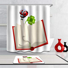 LIYAN Combinazione Bagno. Immagini Chiare E Colori Vivaci Rendono Il Tuo Bagno Pieno di Vita. Accessori da Bagno. Coccinella. Quadrifoglio.