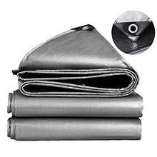 Impermeabile Tela cerata, industriale filato di poliestere + PVC Materiale PVC Vernice panno impermeabile Adatto a tutti i tipi di edifici, camion, fabbriche e miniere, porti marittimi,Grigio,9.8×5.8m