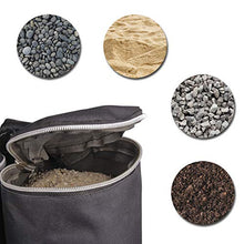 Goutime Peso Gazebo,4 Sacchi di Sacchetto di Sabbia per Giardino Gazebo,La capacità Massima di Un Sacchetto di 18 kg Ancoraggio per Tenda E Gazebo,Nero