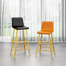 JHBW Sgabelli da Bar, sgabelli da Bar con schienali, sgabelli da Bar con Struttura in Metallo, per Bar, caffè e Bar, 75 cm (30 Pollici)