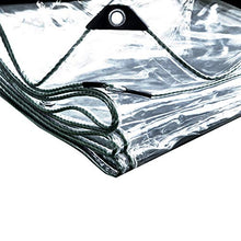 GGYMEI Telone Telo Copertura ， Occhiello Rinforzato Impermeabile Adatto for Navi negli Anni del Fuoco Plastica, 600 Grammi for Metro Quadrato (Color : Chiaro, Size : 2.4x2m)
