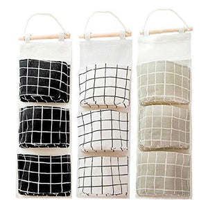 Portaoggetti da Parete con 3 tasche helga 30 x 80 cm 2 Colori Portaoggetti da Parete con 3 tasche helga 30 x 80 cm 2 Colori