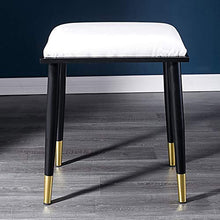 Tuqia Mobili Sgabello Basso, Golden Decorative Sedia di Velluto Sedia Piano Chair Negozio di Abbigliamento Sedia Fiorista Sedia, 37.58 * 27 * 45,5 Centimetri Casa Arredamento