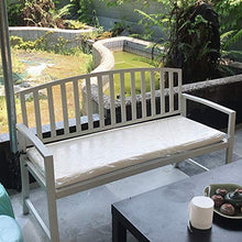 Panchina del Parco panchina del Parco, Panca/Sgabello per Balcone in Ferro battuto Cortile, sedie in Metallo per Il Tempo Libero Resistenti al Sole e alle intemperie, per Balcone 128x60x 82cm