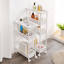 &ripiano di stoccaggio Mensola del bagno del bagno Scaffale di stoccaggio della fessura del frigorifero del salone di immagazzinaggio della cucina del carrello stretto della cucina Scaffale di finitur