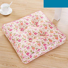 XHNXHN Cuscino per Sedile Tatami Futon, Imbottitura Trapuntata Traspirante Tappetino per Sgabello Quadrato Addensato Cuscini per Sedia da Pranzo Imbottiti Morbidi e Confortevoli-Rosa 40x40cm (16x16