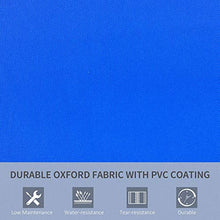 giordano shop Lettino Prendisole Pieghevole da Giardino 58x139x35,5 cm in Acciaio e Tessuto Oxford Blu