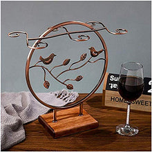 PROJECTOR F Ferro Wine Rack, Rotonda Creativa Salone della Casa Contatore Esporre Fortunato Uccello Calice Scaffale, Holder Retro Organizzatore Mensola Essiccazione, Wineglass Supporto Metallo
