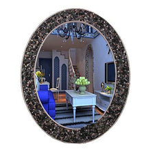 Specchio per lavabo da casa Creativo Ovale splendidamente mediterraneo Specchio da toeletta da Bagno Europeo Montato a Parete (Colore: 1, Dimensioni: 60 * 80 cm)