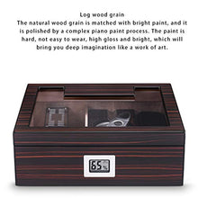 Umidificatori Humidor Humidor per Sigari Humidor Trasparente per Finestre Humidor Idratante A umidità Costante Humidor Trasparente per Tetto Apribile Humidor di Grande capacità
