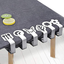 NINGYE - Clip per tovaglia in acciaio inox, supporto per tovaglia e accessori da cucina