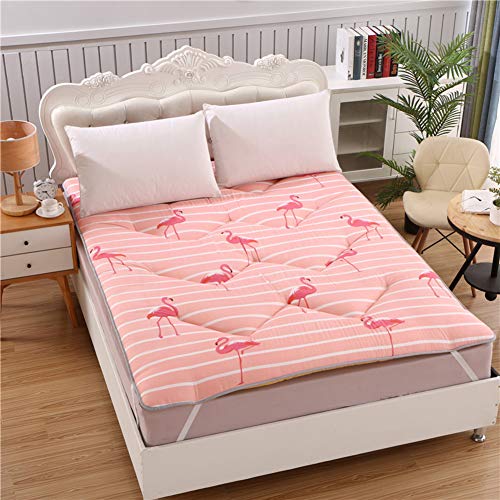 LoveHouse, materasso giapponese futon a pavimento, tappetino Tatami, rotolo da letto giapponese, pieghevole e arrotolabile, 100 x 200 cm