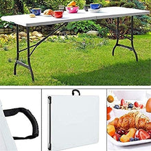 Tavolo da Picnic all'aperto Tavolo da Campeggio all'aperto da Tavolo Pieghevole 6ft per Giardino, Spiaggia, Campeggio, Picnic, cookouts, Festa BBQ Party Table (Color : B)