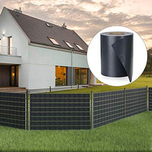 Kinlo - Pellicola frangivista per recinzione, 35 m x 19 cm, in PVC, protezione antivento 450 g/m², colore nero, con 20 clip di fissaggio