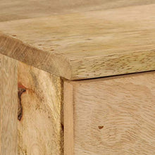 FAMIROSA Cassettiera in Legno Massello di Mango 140x45x80 cm