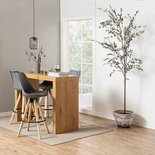 Amazon Brand - Movian Arendsee - Set da 2 sgabelli da bar, 55 x 48,5 x 111,5 cm, grigio