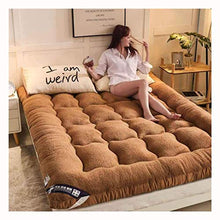 Materasso Con Cuscino in Tatami Futon Giapponese Addensato, Materasso in Tatami Tappetino, Materassi Pieghevoli, Adatto Per Tutte Le Stagioni, khaki-90x200 cm